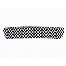 Street Scene Bumper Grille Insert Mesh Brushed Silver Aluminum - 95077807