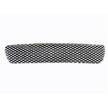 Street Scene Bumper Grille Insert Mesh Brushed Silver Aluminum - 95077807