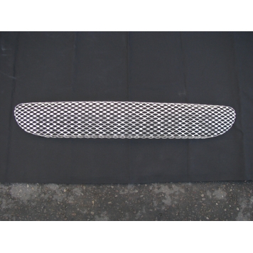 Street Scene Bumper Grille Insert Mesh Brushed Silver Aluminum - 95077808-1