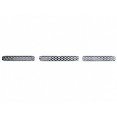 Street Scene Bumper Grille Insert Mesh Black Chrome Black Steel - 95076842