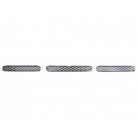 Street Scene Bumper Grille Insert Mesh Black Chrome Black Steel - 95076842