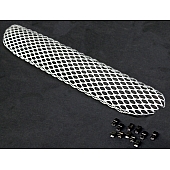 Street Scene Bumper Grille Insert Mesh Satin Silver Aluminum - 95077811