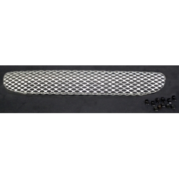 Street Scene Bumper Grille Insert Mesh Satin Silver Aluminum - 95077811-1