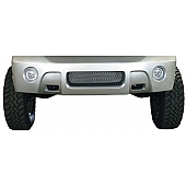 Street Scene Bumper Grille Insert Mesh Chrome Plated Silver Steel - 95078347