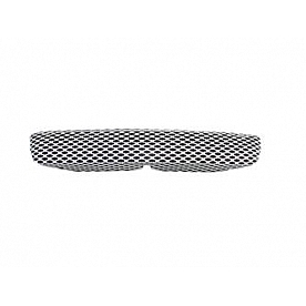 Street Scene Bumper Grille Insert Mesh Satin Silver Aluminum - 95077817