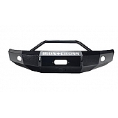 Iron Cross Bumper 1-Piece Heavy Duty Push Steel Black - 2262519