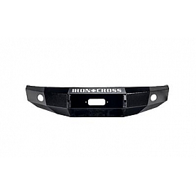 Iron Cross Bumper 1-Piece Heavy Duty Push Steel Black - 2262519MB