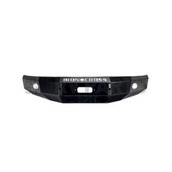 Iron Cross Bumper 1-Piece Heavy Duty Push Steel Black - 2262519MB