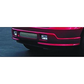 Street Scene Bumper Grille Insert Mesh Brushed Silver Aluminum - 95077825