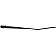 Help! By Dorman WindShield Wiper Arm 28-1/8 Inch Black Single - 42886