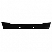 Black Mountain Bumper Filler Panel Powder Coated Black Steel - BMASBP005P