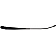 Help! By Dorman WindShield Wiper Arm 28-1/2 Inch Black Single - 42896