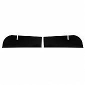 Black Mountain Bumper Filler Panel Powder Coated Black Steel - BMASBP008P