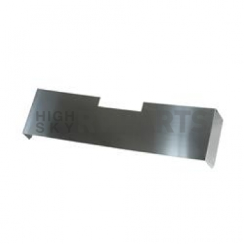 Rugged Ridge Bumper Filler Panel Polished Silver Stainless Steel - 1112001