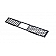 Putco Bumper Grille Insert Honeycomb Pattern Powder Coated Black Stainless Steel - 87164