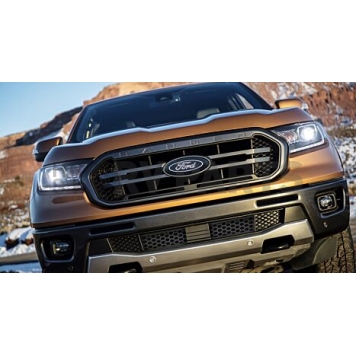 Putco Bumper Grille Insert Honeycomb Pattern Powder Coated Black Stainless Steel - 87164-2