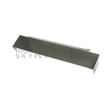 Rugged Ridge Bumper Filler Panel Polished Silver Stainless Steel - 1112002