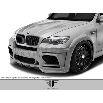 Extreme Dimensions Bumper Cover 1 Piece Aero Function AF-1 Wide Body Fiberglass - 108739-1