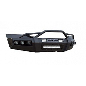 Iron Cross Bumper 1-Piece Hardline Steel Black - 6052520