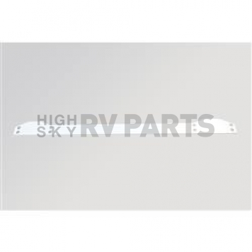 Rugged Ridge Bumper Filler Panel Polished Silver Stainless Steel - 1112005