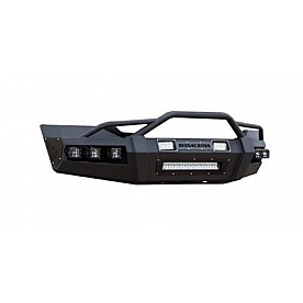 Iron Cross Bumper 1-Piece Hardline Steel Black - 6062519