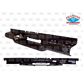 Reflexxion Bumper Cover Face Bar Pretender Black Steel - 401651
