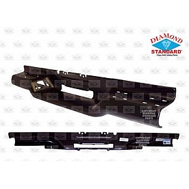 Reflexxion Bumper Cover Face Bar Pretender Black Steel - 401651