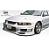 DuraFlex Bumper Cover Plain  Cyber Fiberglass - 100130