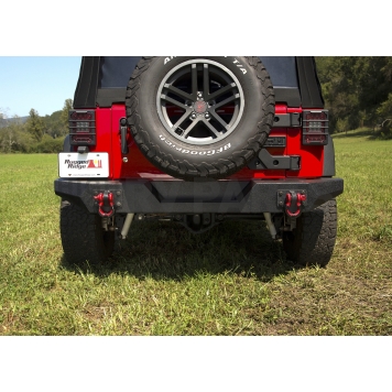 Rugged Ridge Bumper SPARTAN 1-Piece Design Steel Black - 1154820-6