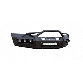 Iron Cross Bumper 1-Piece Hardline Steel Black - 6151519