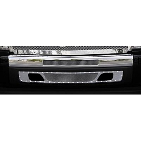 T-Rex Truck Products Bumper Grille Insert Mesh Polished Silver Stainless Steel - 6721120