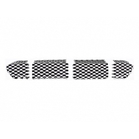 Street Scene Bumper Grille Insert Mesh Satin Silver Aluminum - 95077707