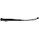 Help! By Dorman WindShield Wiper Arm 24-1/2 Inch Black Single - 42644