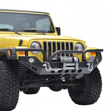 Paramount Automotive Bumper Rock Crawler 1-Piece Design Black - 510029L-4