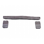 Street Scene Bumper Grille Insert Mesh Black Chrome Black Steel - 95076198