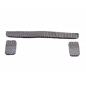 Street Scene Bumper Grille Insert Mesh Black Chrome Black Steel - 95076198
