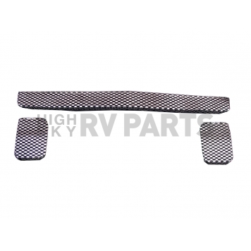 Street Scene Bumper Grille Insert Mesh Black Chrome Black Steel - 95076198