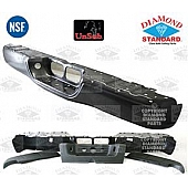 Reflexxion Bumper Cover Face Bar  Black Thermoplastic - 424901
