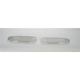 Street Scene Bumper Grille Insert Mesh Satin Silver Aluminum - 95077506