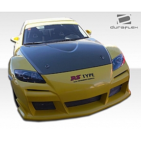 DuraFlex Bumper Cover Plain  Raven Fiberglass - 103214