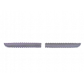 Street Scene Bumper Grille Insert Mesh Brushed Silver Aluminum - 95077509