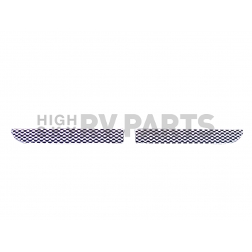 Street Scene Bumper Grille Insert Mesh Brushed Silver Aluminum - 95077509