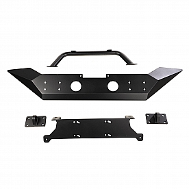 Rugged Ridge Bumper SPARTAN 1-Piece Design Steel Black - 1154871