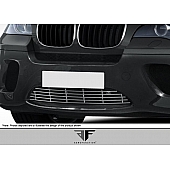 Extreme Dimensions Bumper Grille Insert Rectangular  Silver Aluminum - 107553