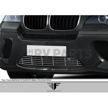 Extreme Dimensions Bumper Grille Insert Rectangular  Silver Aluminum - 107553