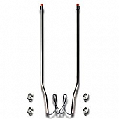 Bores Bumper Guide With LED Amber Turn Signal/ Parking Indicator Tip Set Of 2 - 736510