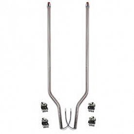 Bores Bumper Guide With LED Amber Light Stainless Steel Set Of 2 - 836220