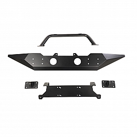 Rugged Ridge Bumper SPARTAN 1-Piece Design Steel Black - 1154872