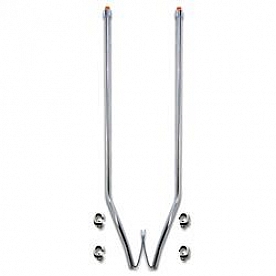 Bores Bumper Guide With LED Amber Marker/ Turn Signal Indicator Tip Set Of 2 - 836510
