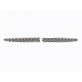 Street Scene Bumper Grille Insert Mesh Brushed Silver Aluminum - 95077603